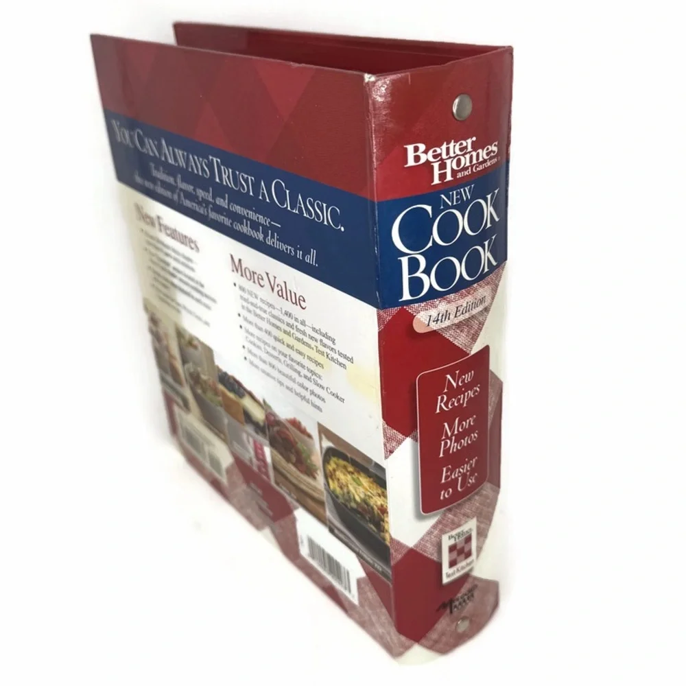 Vintage 2006 Better Homes and Gardens Checkered Red Cook Book